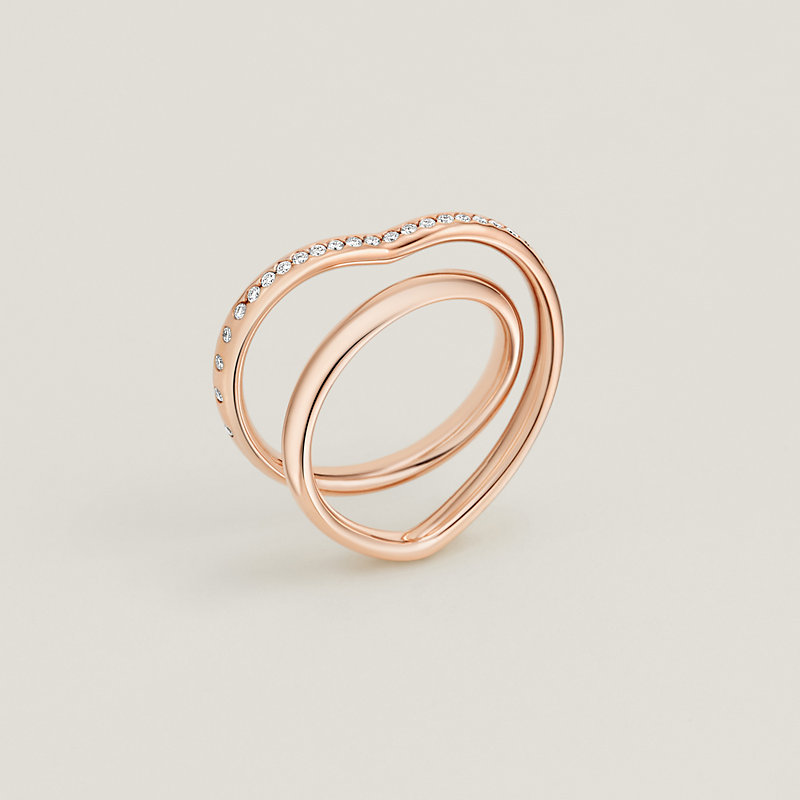 (HERMES)Bague Vertige Coeur MM Bague Vertige Cœur, moyen modèle | Hermès France